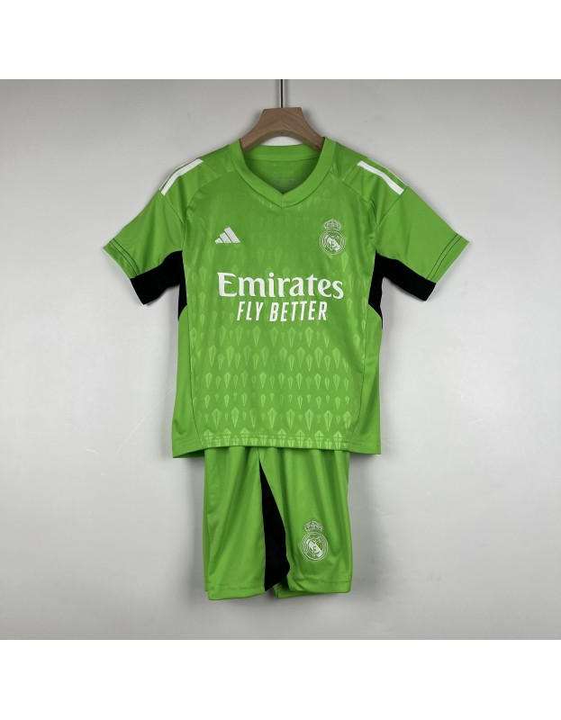 Camiseta adidas Real Madrid portero niño 23-24 verde