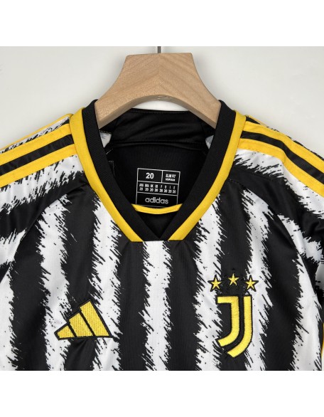  Juventus Home Football Shirt 23/24 For Kids
