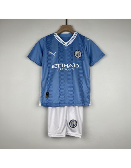 Camiseta Manchester City 23/24 Niños