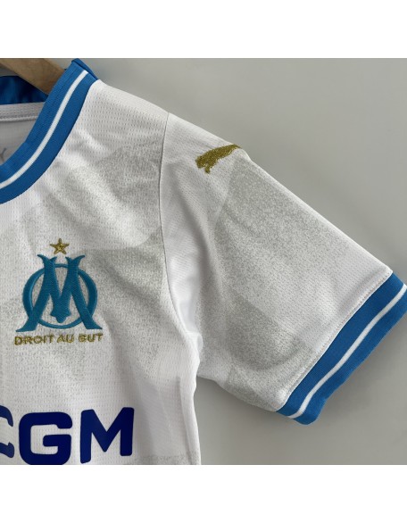 Camiseta Olympique Marseille 1a Eq 23/24 Niños