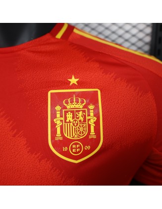 Camiseta De España 1a Equipacion 2024 versión del jugador