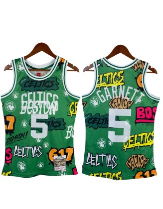 Retro Boston Celtics GARNETT#5