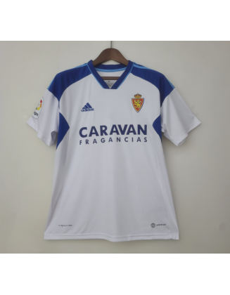 22/23 Real Zaragoza Home Football Shirt 