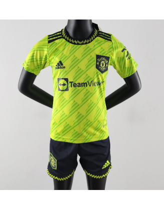 Manchester United Second Away Jersey 22/23 For Kids 