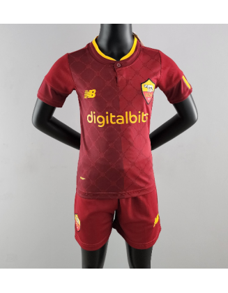 AS Roma Home Jersey 22/23 for Kids