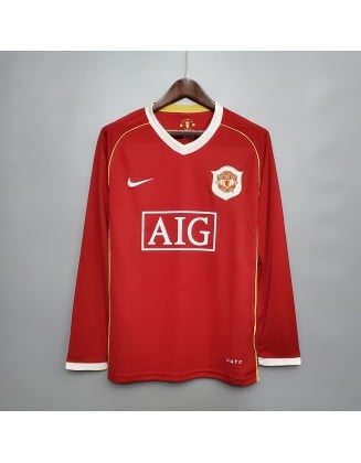 Manchester United Jersey 06/07 Retro Long sleeve