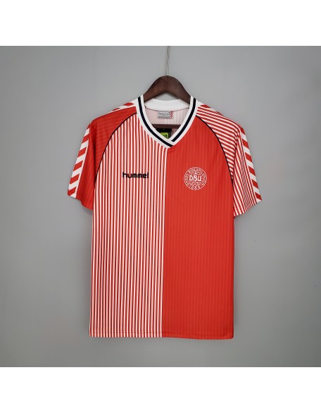 Dinamarca Camisetas 1986 Retro