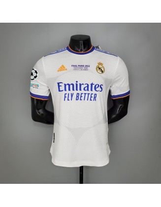 Real Madrid Final Version  Jersey 21/22 Player Version
