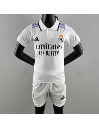 22/23 Real Madrid Home Jersey For Kids 