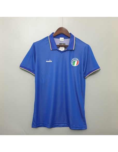 Camiseta De Italia 1990 Retro