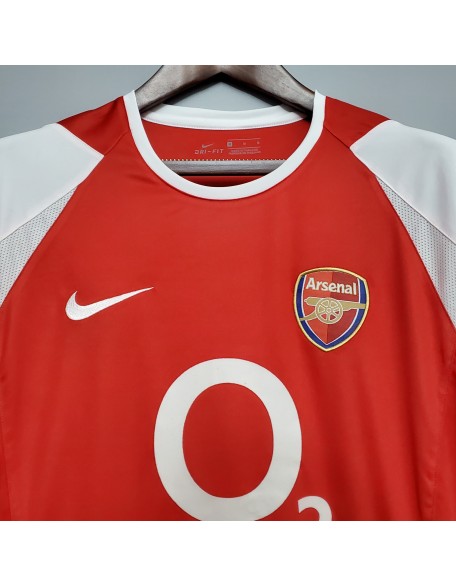 Camiseta Arsenal 02/04 Retro