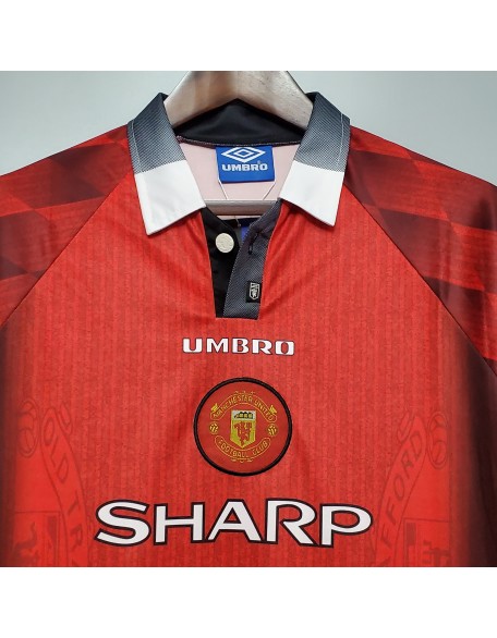 Camiseta Manchester United 1996 Manga
