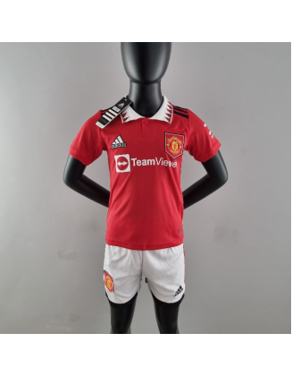 Manchester United Home Jersey 22/23 For Kids 