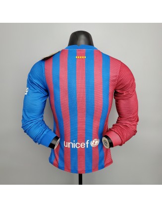 Barcelona Home Jersey 2021/2022 Player LS