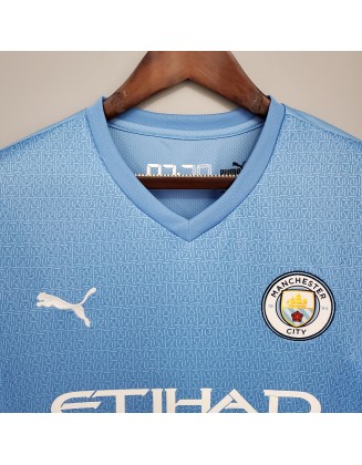 Manchester City Home Jersey 2021/2022 Long sleeve