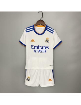 2021/2022 Real Madrid Home Jersey For Kids 